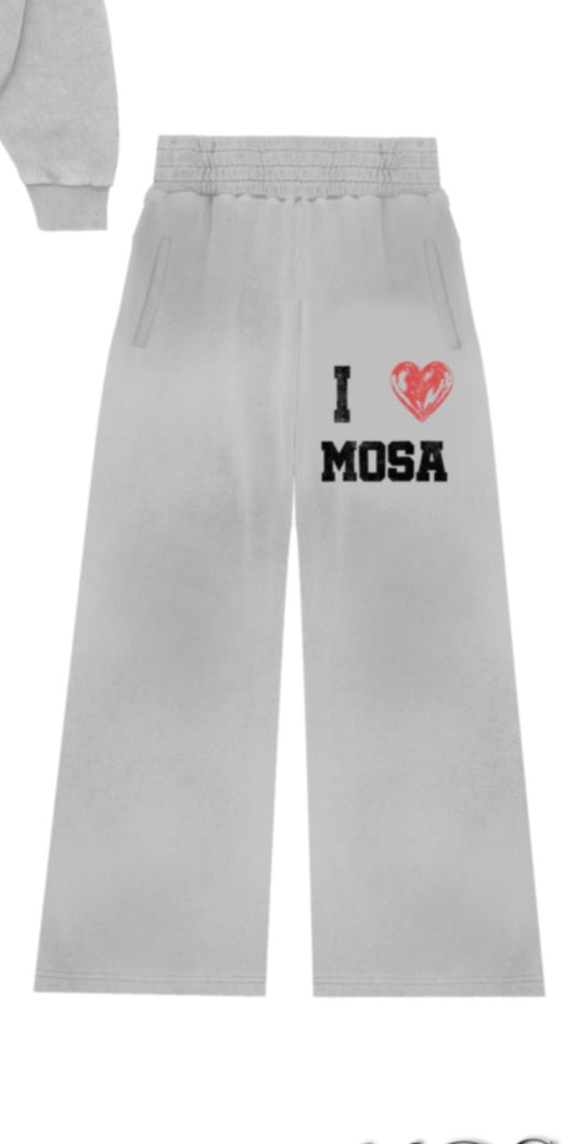 I LOVE MOSA SWEATPANTS